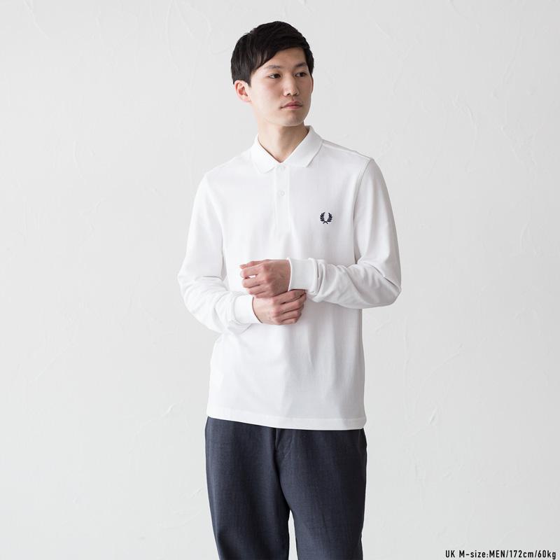 フレッドペリー 長袖 ポロシャツ FRED PERRY M6006 メンズ ロングスリーブ ポロ｜cocochiya｜10