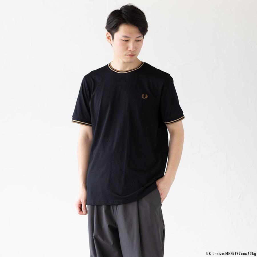 フレッドペリー Tシャツ FRED PERRY ツイン ティップド M1588 メンズ
