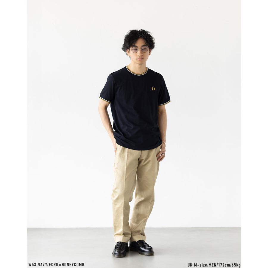 FRED PERRY（フレッドペリー） ツイン ティップド Tシャツ FRED PERRY