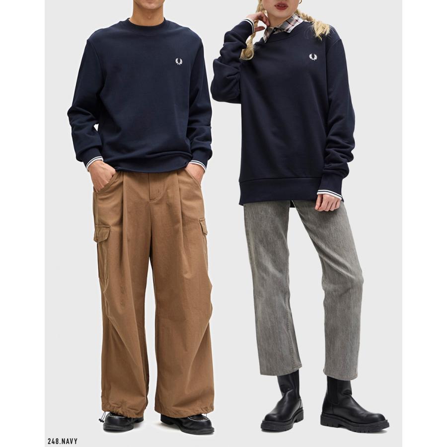 新品　FRED PERRY クルーネックスウェットシャツ 420 M 楽天市場】2025秋冬新作 フレッドペリー FRED PERRY クルーネック