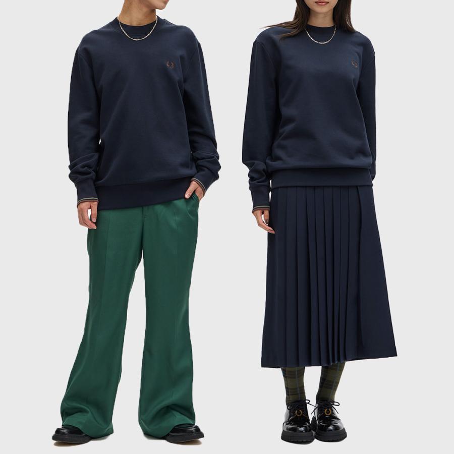 FRED PERRY フレッドペリー クルーネック スウェットシャツ FRED PERRY フレッドペリー クルーネック スウェットシャツ