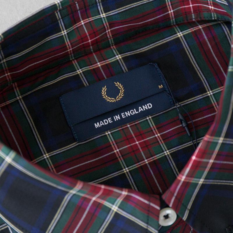 フレッドペリー リイシュー メイド イン イングランド タータン