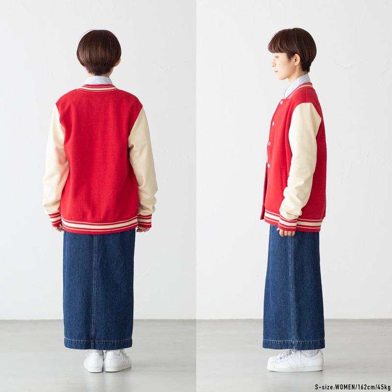 20%OFF】メイドブランクス レターマン ジャケット スウェット ヘビー