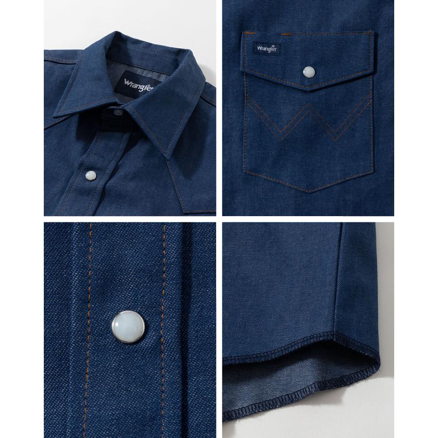 Wrangler（ラングラー） アメリカ直輸入 未洗いデニム T/Cシャンブレー