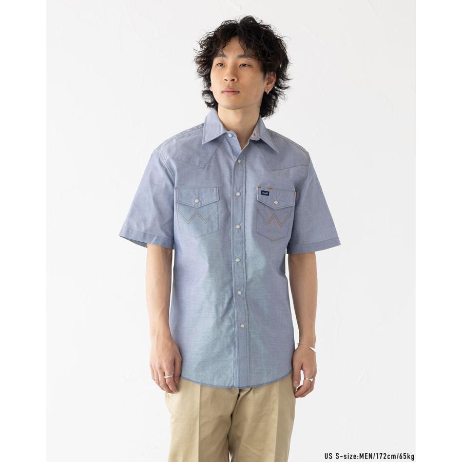 Wrangler（ラングラー） アメリカ直輸入 未洗いデニム T/Cシャンブレー