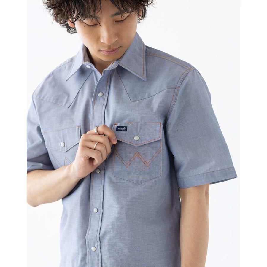 Wrangler（ラングラー） アメリカ直輸入 未洗いデニム T/Cシャンブレー