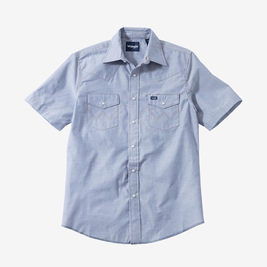 古着 ラングラー Wrangler 半袖 デニムシャツ メンズM相当 /eaa562044 古着 ラングラー Wrangler 半袖 デニムシャツ メンズM相当 /eaa562044