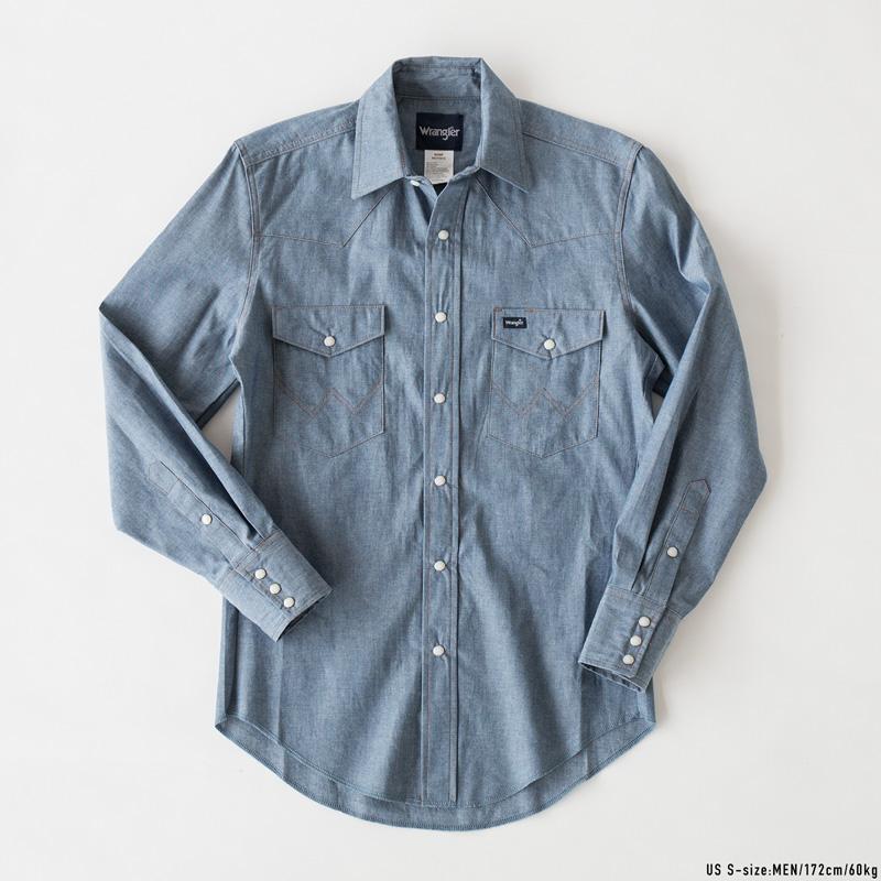 Wrangler（ラングラー） アメリカ直輸入 コットンシャンブレー