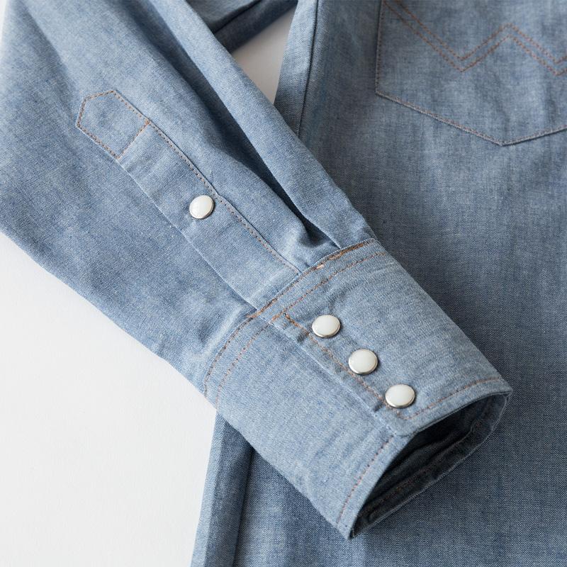 Wrangler（ラングラー） アメリカ直輸入 コットンシャンブレー