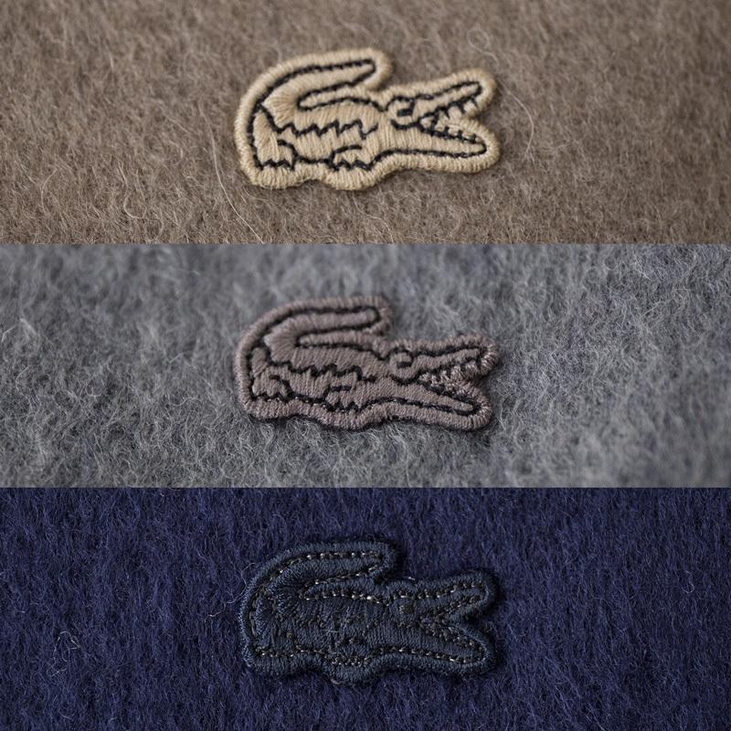 LACOSTE（ラコステ） フリンジ ウール 大判 ストール MSW2161