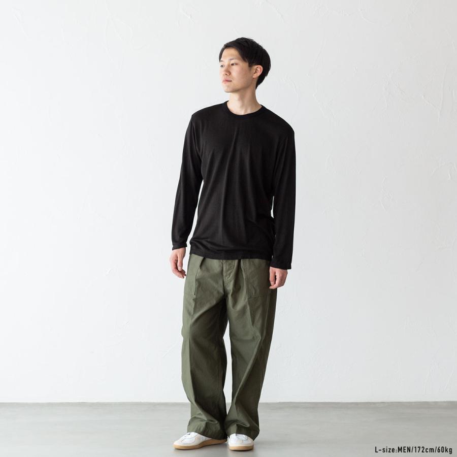 NEPS シルク 吊り編み 七分袖 Tシャツ N1134 SILK LOOPWHEEL TEE