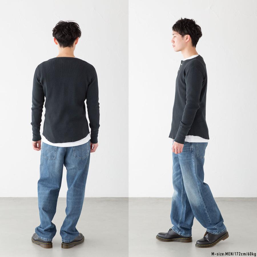 NEPS クラシック ワッフル ヘンリーネック Tシャツ/ネップス メンズ