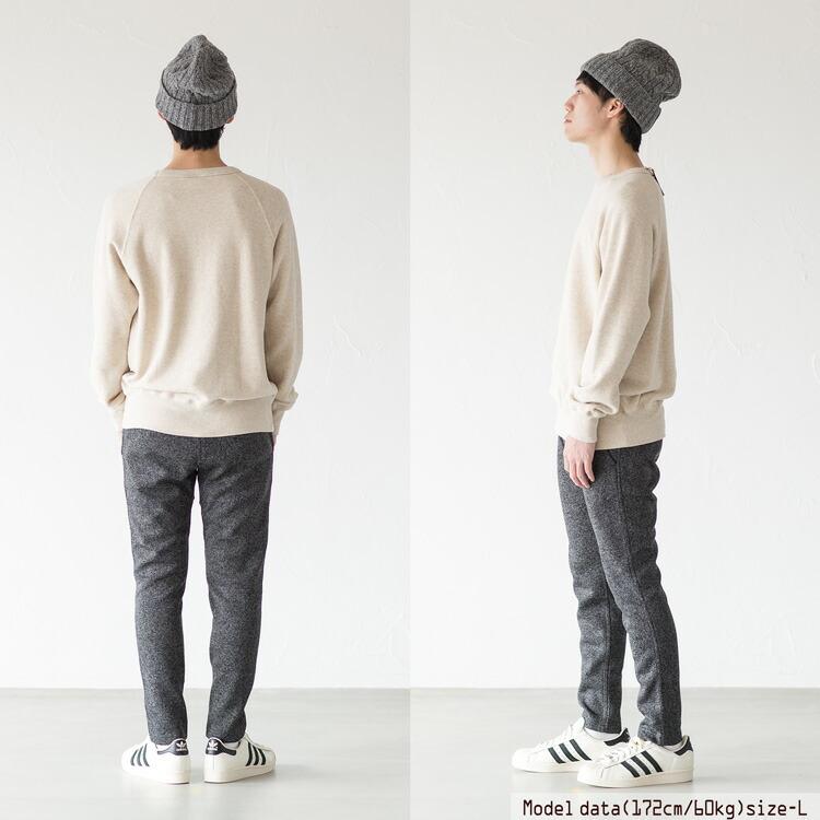 NEPS 吊り編み クルーネック スウェット シャツ N1401 LOOPWHEEL CREW-NECK SWEATSHIRTS ネップス 日本製 トレーナー |  | 04