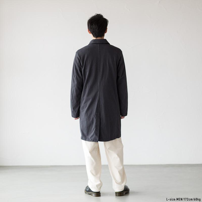 COLINA アトリエコートショップコートLブラック COLINA アトリエコート