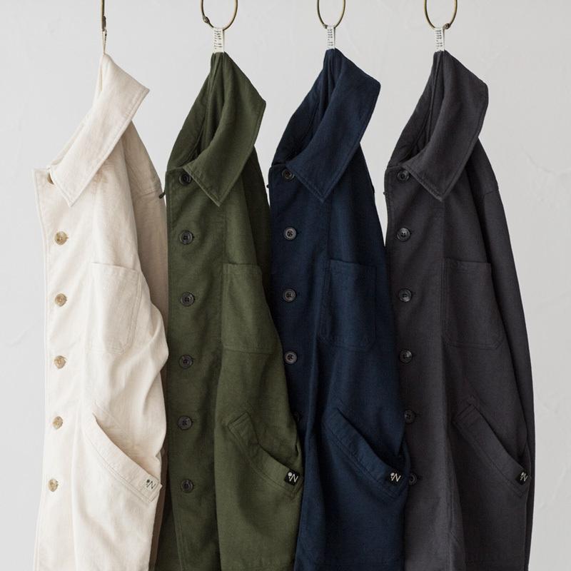 NEPS 吊り編み アトリエコート N1511 LOOPWHEEL ATELIER COAT 日本製