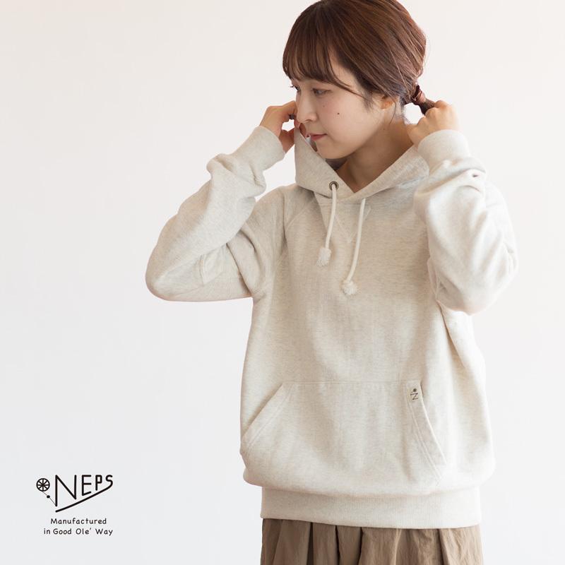 NEPS 吊り編み スウェット パーカー N1451 LOOPWHEEL HOODED SWEAT