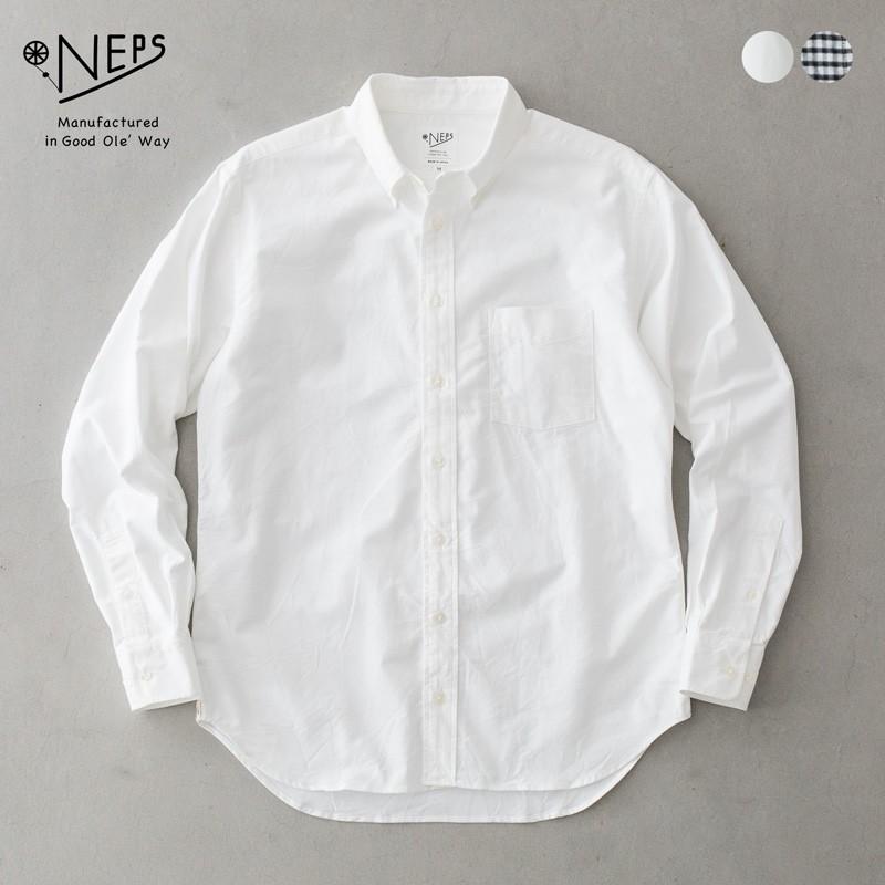 NEPS オックスフォード ボタンダウン シャツ ネップス 日本製 N3101 | 