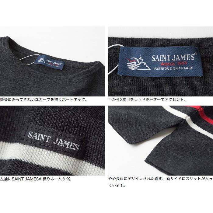 日本正規品 セントジェームス ナバル セーター レッドライン SAINT JAMES NAVAL SWEATER メンズ レディース ボーダー ニット 16JL50/50 R.ROUG_1