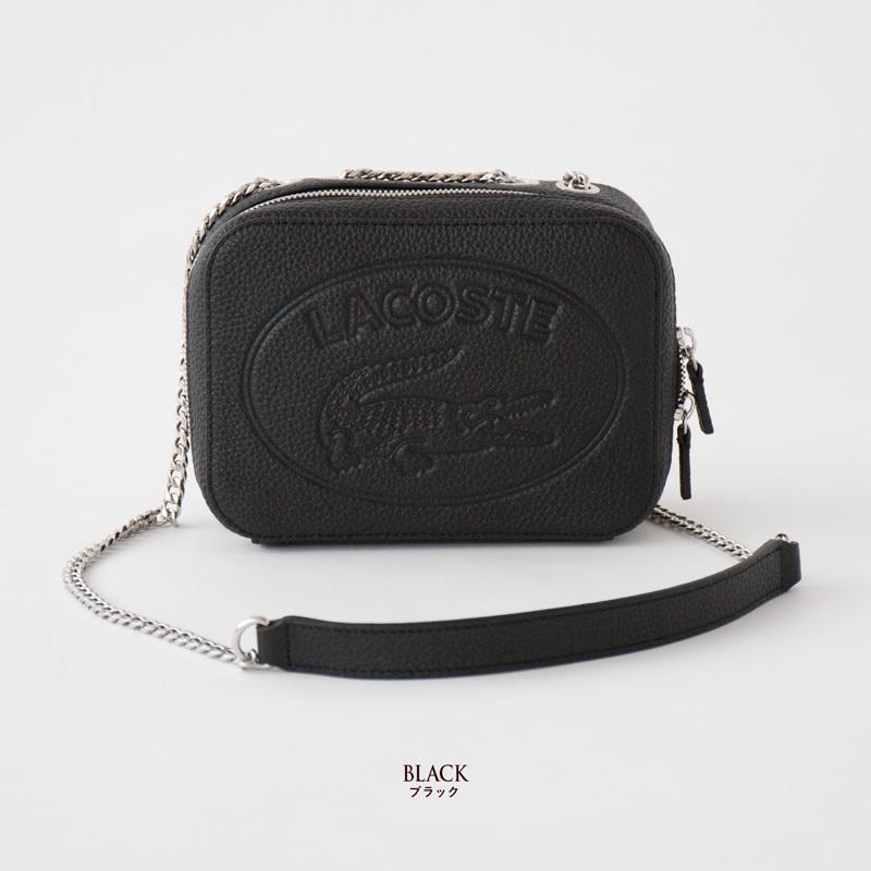 ラコステ CROCO CREW ボックス ショルダー バッグ NF3391N : ココチヤ