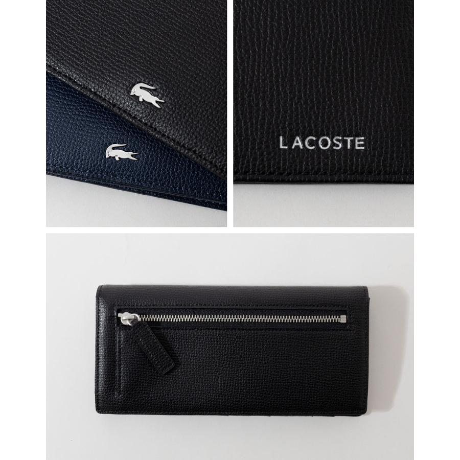 LACOSTE ラコステ ロングウォレット NH1603KP レザー 長財布
