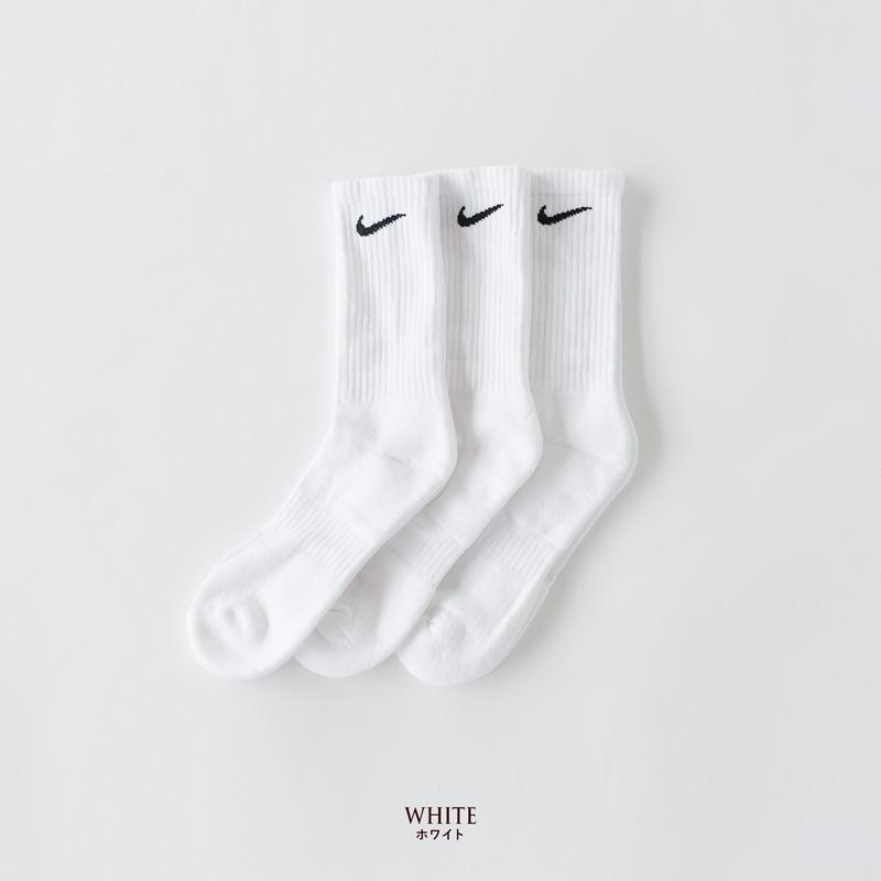 NIKE（ナイキ） クルー ソックス 3ペア SX7664 エブリデイ コットン