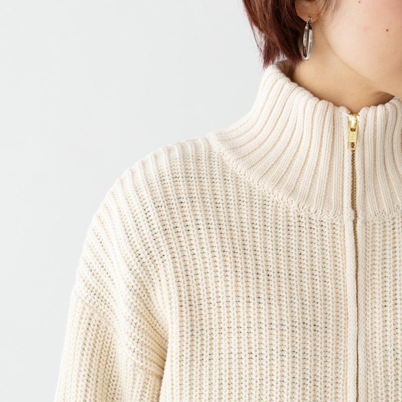 Oldderby Knitwear オールドダービー ニットウェア HC リブ フルジップ