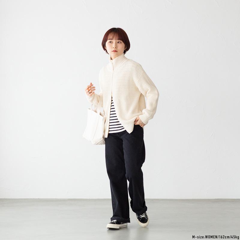 Oldderby Knitwear オールドダービー ニットウェア HC リブ フルジップ
