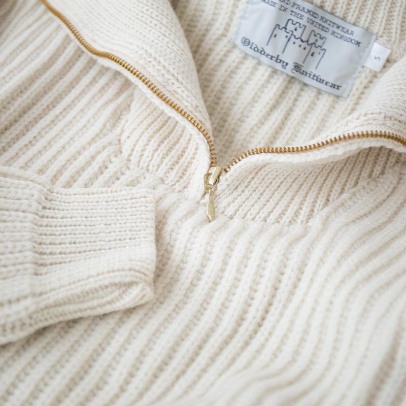 Oldderby Knitwear オールドダービー ニットウェア リブ ジップ Oldderby Knitwear オールドダービー ニットウェア リブ ジップ