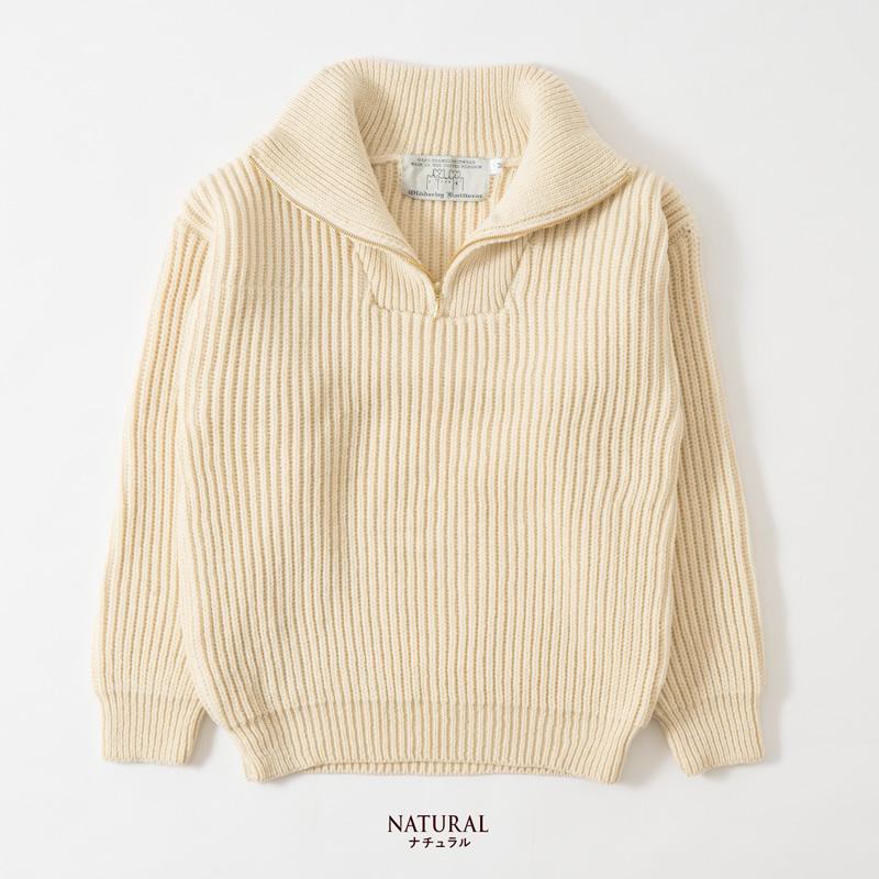 Oldderby Knitwear オールドダービー ニットウェア リブ ジップ