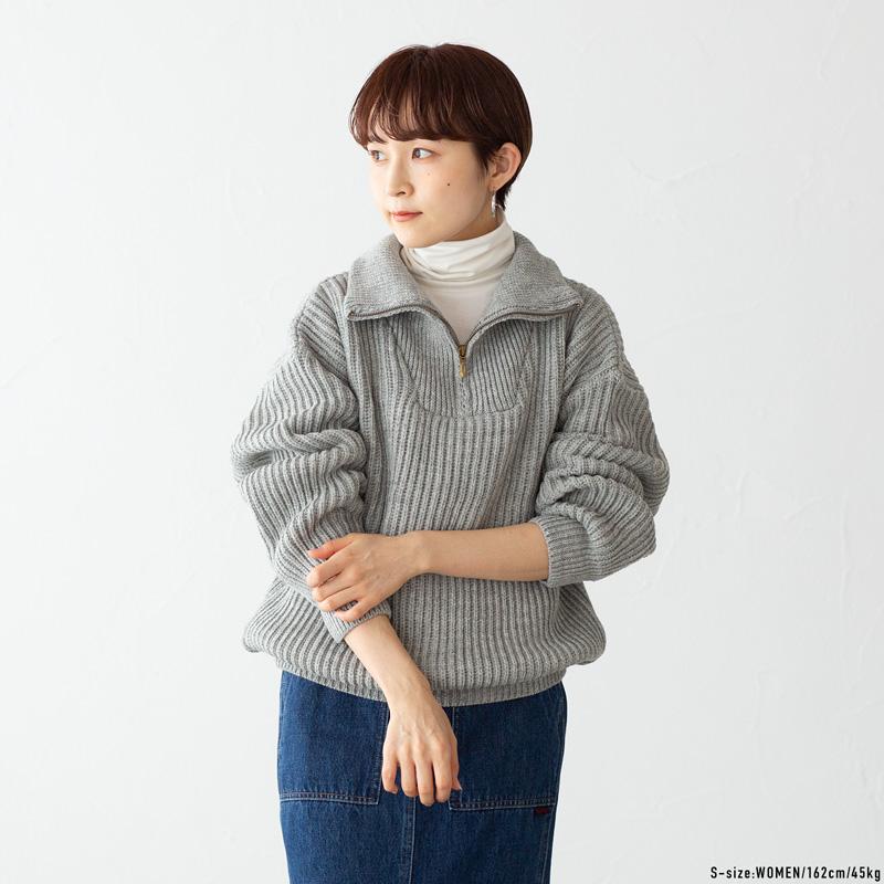 Oldderby Knitwear オールドダービー ニットウェア リブ ジップ Oldderby Knitwear オールドダービー ニットウェア リブ ジップ