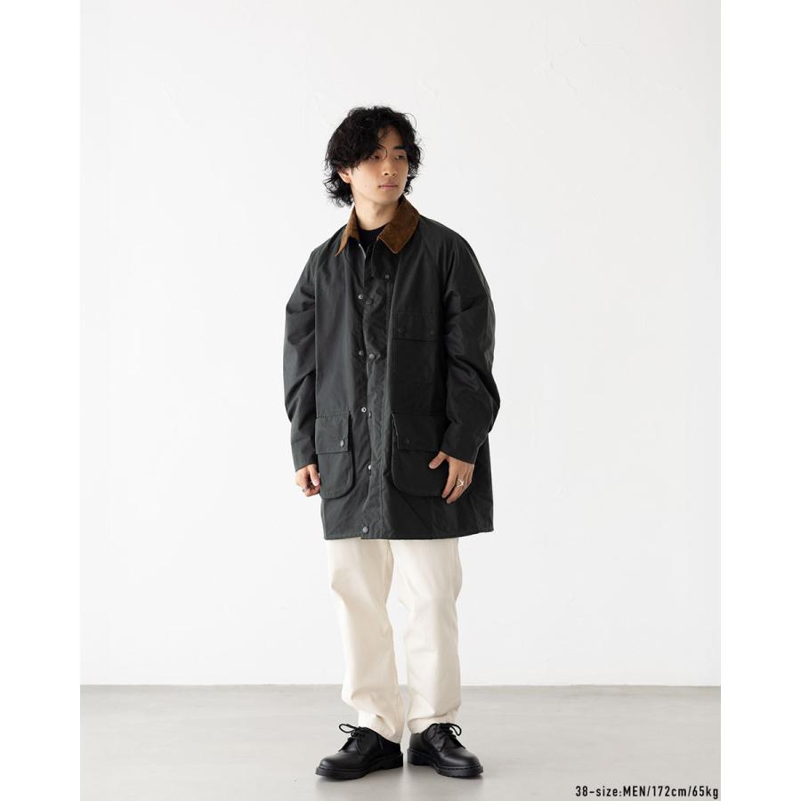 Barbour ワックスコート solway zipper sl Barbour（バブアー） ソルウェイ ワックスジャケット オーバーサイズ