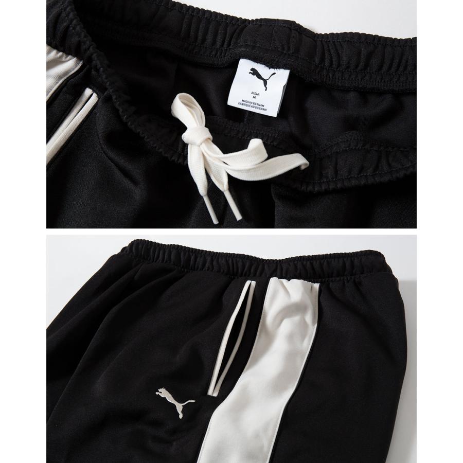 セール中⚡美品✨PUMA ジャージ トラック 下のみ ブラック 黒 白 PUMA（プーマ） ジャージ パンツ ユニセックス T7 トラックパンツ JP