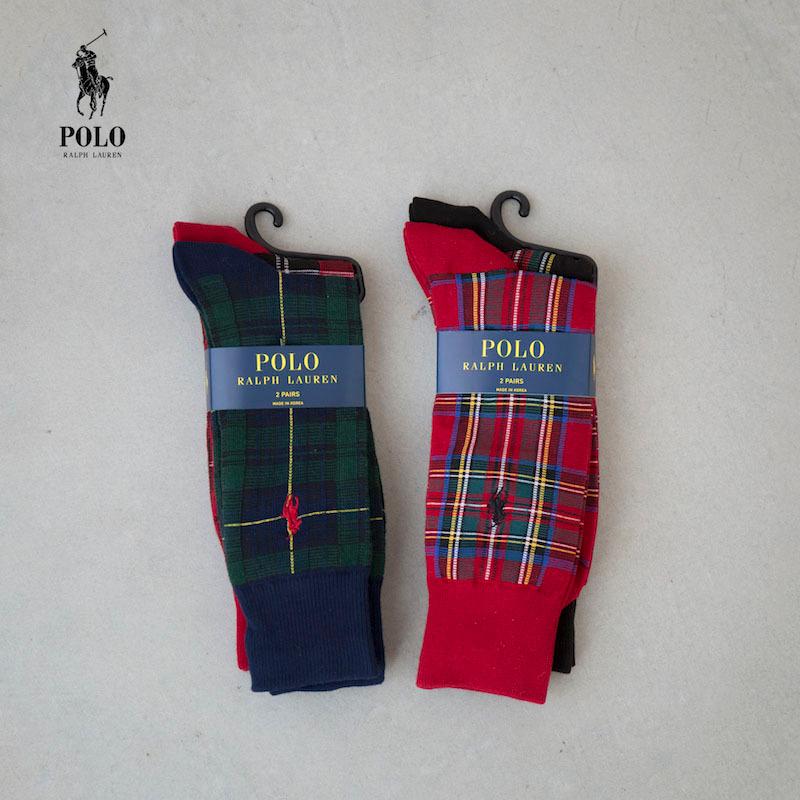 ポロ ラルフローレン タータンチェック ソックス 二足組 9975pk 9976pk メンズ 靴下 ネコポス可2点まで Prl Check Socks Pk ココチヤ 通販 Yahoo ショッピング