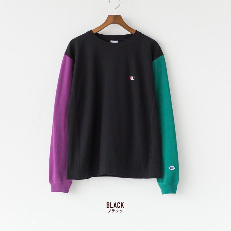 チャンピオン リバースウィーブ ロング スリーブ Tシャツ C3-R405