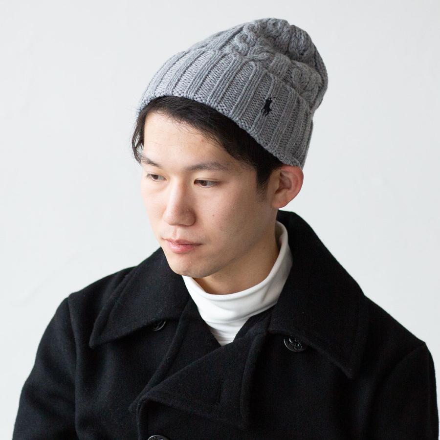POLO RALPH LAUREN ポロ ラルフローレン ケーブル編み ニット帽 POLO RALPH LAUREN ポロ ラルフローレン ケーブル編み ニット帽