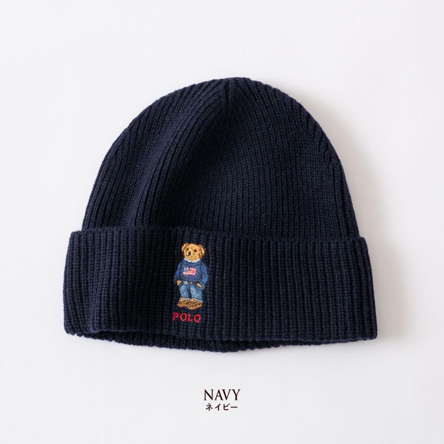 POLO RALPH LAUREN ポロベア ニット帽 RalphLauren ソリッド POLO RALPH LAUREN ポロベア ニット帽 RalphLauren ソリッド