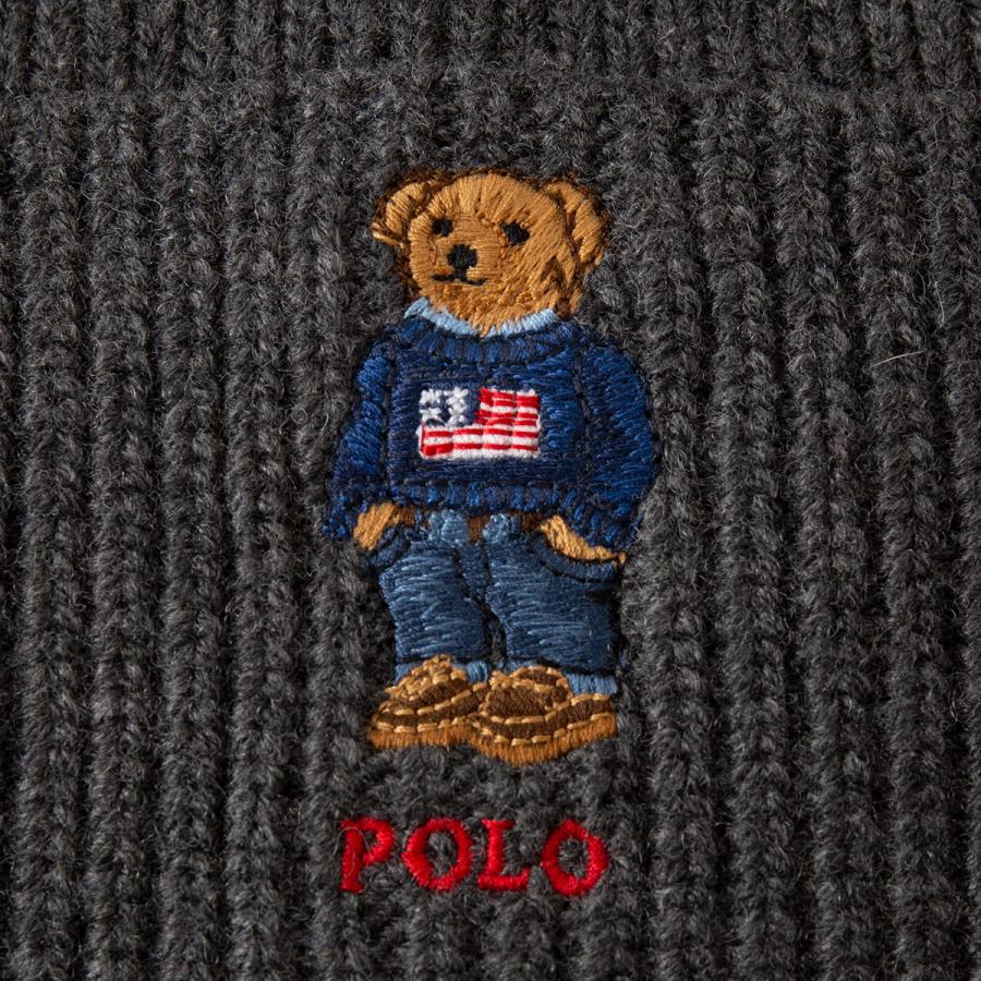POLO RALPH LAUREN ポロベア ニット帽 RalphLauren ソリッド POLO RALPH LAUREN ポロベア ニット帽 RalphLauren ソリッド