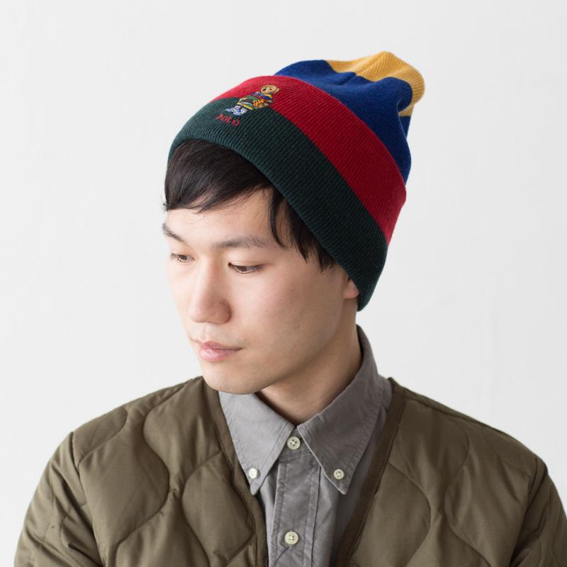 POLO Ralph Lauren ポロベア ニット帽 - 帽子 POLO Ralph Lauren ポロベア ニット帽 - 帽子