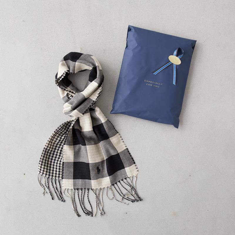 POLO RALPH LAUREN ポロ ラルフローレン コットン スカーフ POLO RALPH LAUREN ポロ ラルフローレン コットン スカーフ