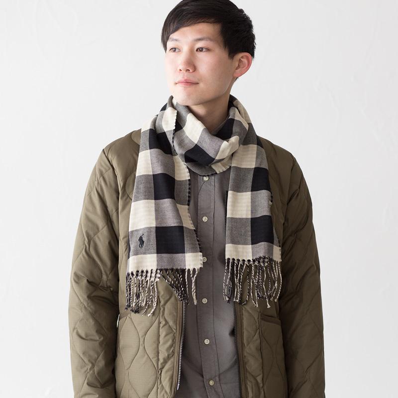 POLO RALPH LAUREN ポロ ラルフローレン コットン スカーフ POLO RALPH LAUREN ポロ ラルフローレン コットン スカーフ