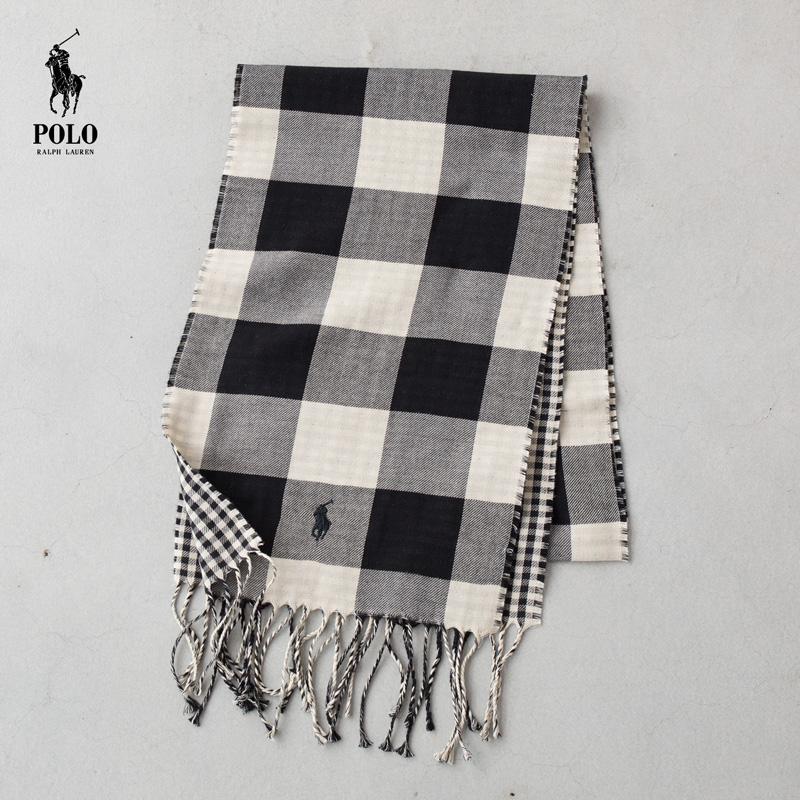 POLO RALPH LAUREN ポロ ラルフローレン コットン スカーフ POLO RALPH LAUREN ポロ ラルフローレン コットン スカーフ