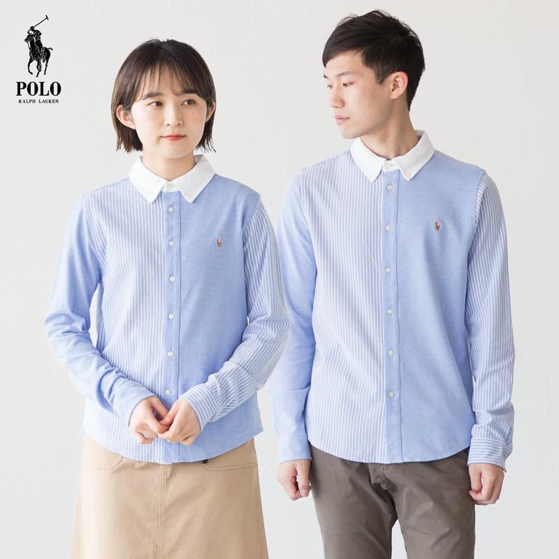 ポロ ラルフローレン ボーイズ 鹿の子 ボタンダウン シャツ POLO RALPH LAUREN クレリック クレイジーパターン｜cocochiya