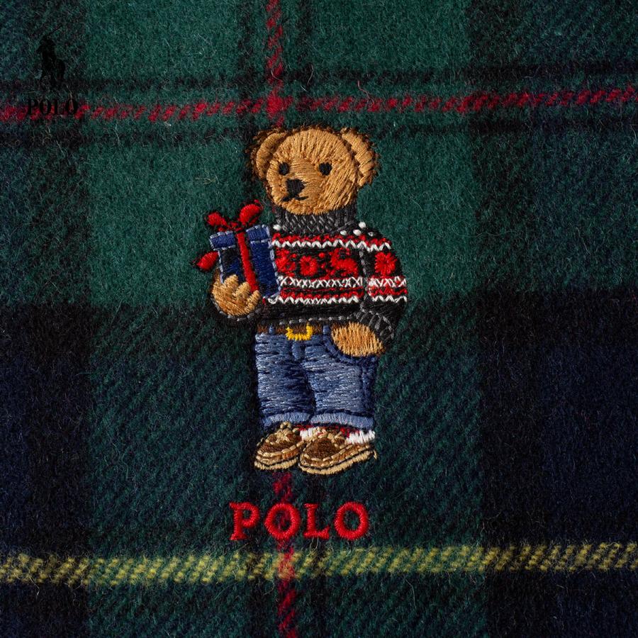 POLO RALPH LAUREN ポロベア チェック マフラー RalphLauren POLO RALPH LAUREN ポロベア チェック マフラー RalphLauren