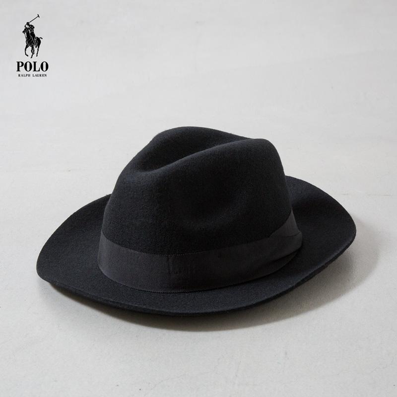 POLO RALPH LAUREN ポロ ラルフローレン ウール 中折れ ハット