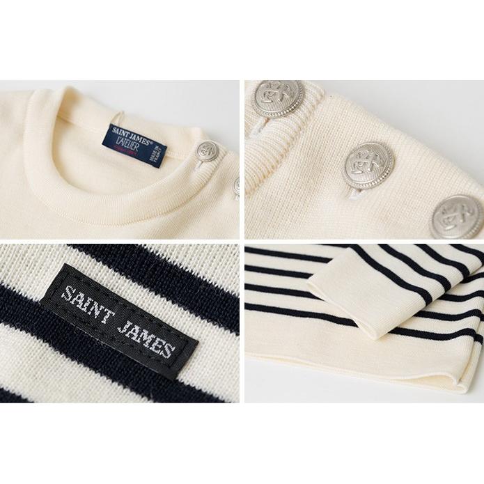 SAINT JAMES セントジェームス レディース 肩ボタン セーター SAINT JAMES セントジェームス レディース 肩ボタン セーター