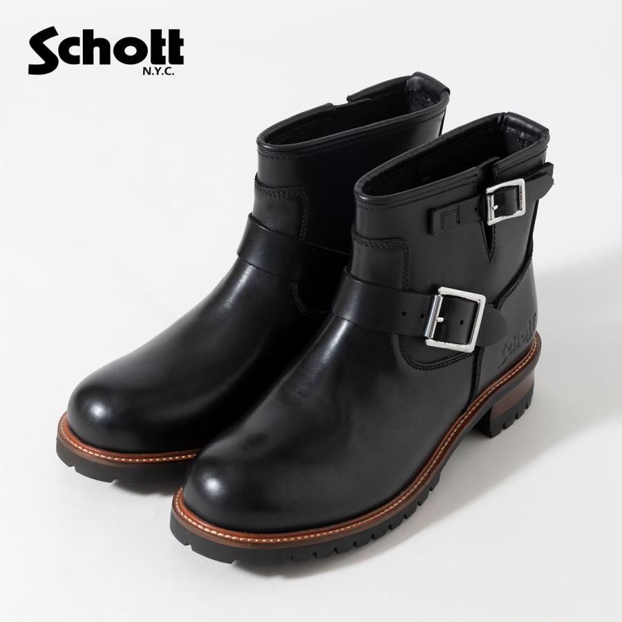 Schott N.Y.C（ショット） Schott エンジニア ショートブーツ S28002