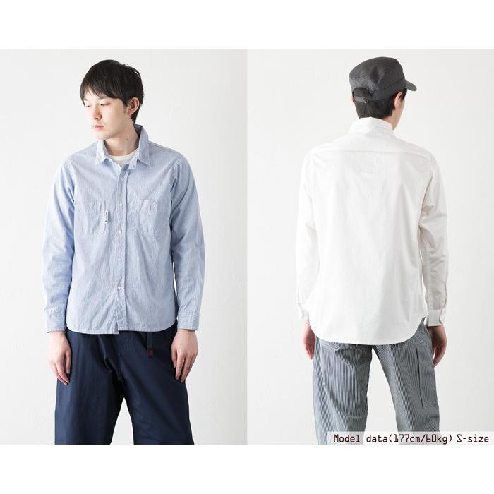 シェーブル ワークシャツ レギュラーカラー シャツ SEH9018 CHEVRE