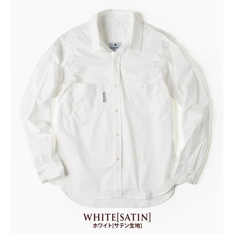 シェーブル ワークシャツ レギュラーカラー シャツ SEH9018 CHEVRE