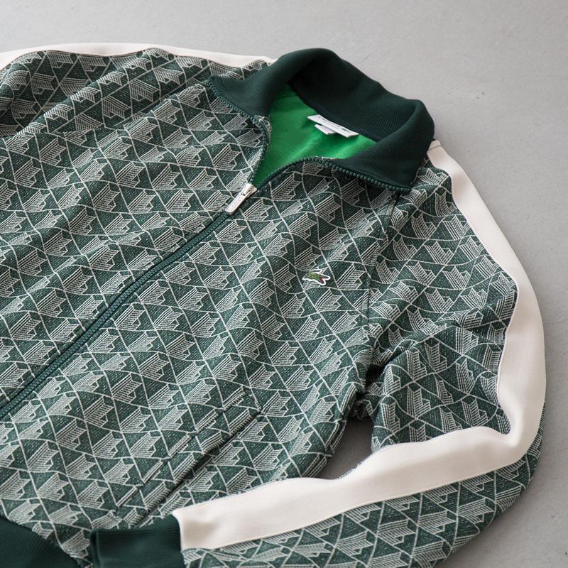 LACOSTE ラコステ モノグラム トラックジャケット SH0072L LACOSTE ラコステ モノグラム トラックジャケット SH0072L