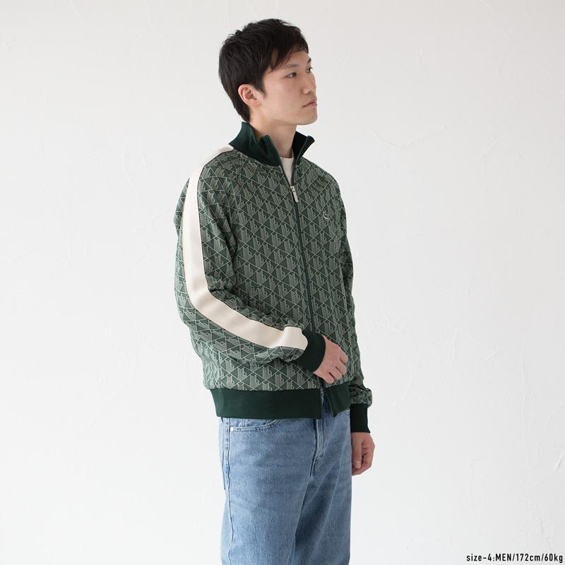 LACOSTE ラコステ モノグラム トラックジャケット SH0072L LACOSTE ラコステ モノグラム トラックジャケット SH0072L